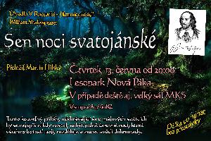 divadlo - SEN NOCI SVATOJÁNSKÉ - DIVADLO V ROZTOCKÉ – JILEMNICE