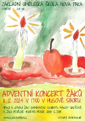 koncert - Adventní koncert žáků ZUŠ NOVÁ PAKA v Husově sboru