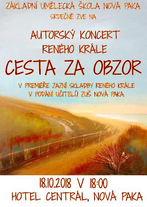 koncert - Autorský koncert Reného Krále s názvem Cesta za obzor