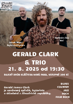 koncert - GERALD JAMES CLARK TRIO