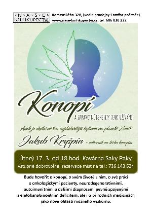 prednaska - Jakub Kry�p�n: KONOP� A JEHO ZDRAVOTN� BENEFITY