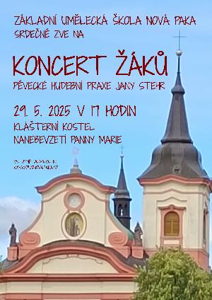 koncert - KONCERT ŽÁKŮ PĚVECKÉ HUDEBNÍ PRAXE JANY STEHR