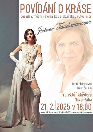 prednaska - POVDN O KRSE - beseda s mdn nvrhkou a sklskou vtvarnic Jiinou Tauchmanovou