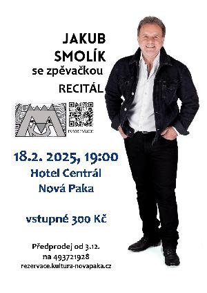koncert - START PŘEDPRODEJE NA RECITÁL JAKUBA SMOLÍKA SE ZPĚVAČKOU