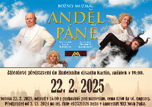 divadlo - START PŘEDPRODEJE NA ZÁJEZD NA MUZIKÁL ANDĚL PÁNĚ – Hudební divadlo Karlín