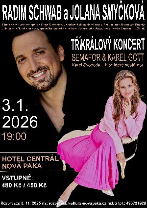koncert - T��KR�LOV� KONCERT – Radim Schwab a Jolana Smy�kov�