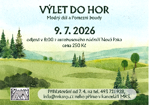 zajezd - V�LET DO HOR - Modr� d�l a Pomezn� boudy