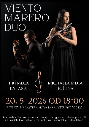 koncert - KONCERT VIENTO MARERO DUO – Kytara a fl�tna