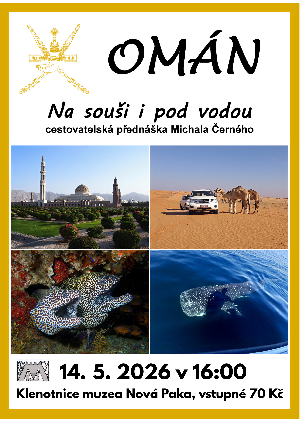 prednaska - OM�N NA SOU�I I POD VODOU – Cestovatelsk� p�edn�ka Michala �ern�ho