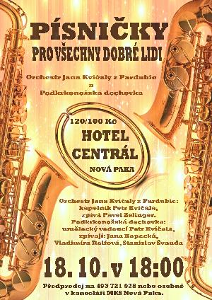 koncert - PÍSNIČKY PRO VŠECHNY DOBRÉ LIDI