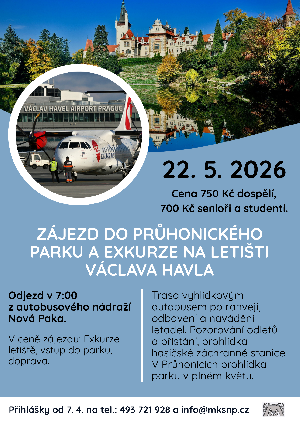 zajezd - POZN�VAC� Z�JEZD LETI�T� V�CLAVA HAVLA A PARK PR�HONICE