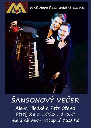 koncert - ŠANSONOVÝ VEČER – Alena Hladká a Petr Ožana