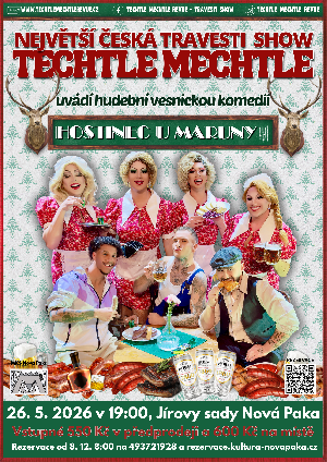 divadlo - TECHTLE MECHTLE TRAVESTI SHOW – Hostinec u Maruny