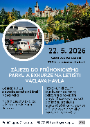 POZN�VAC� Z�JEZD LETI�T� V�CLAVA HAVLA A PARK PR�HONICE